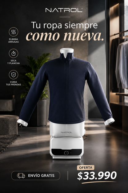 NATROL AirPress | Tu ropa impecable en minutos 👕