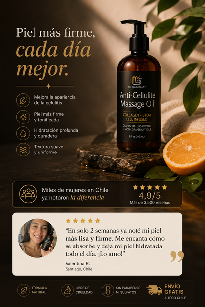 NaturalBody | Aceite de Colageno Reafirmante para Celuliti 480ML