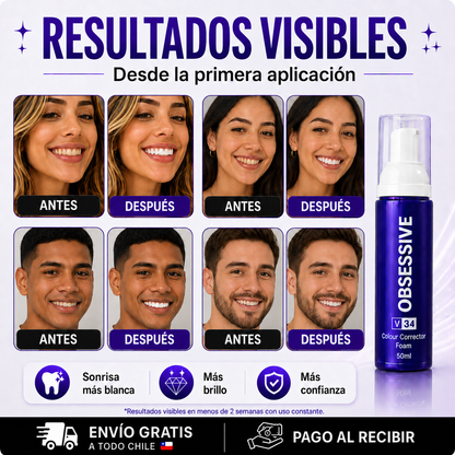Obsessive | Blanquea tu sonrisa en menos de 1 semana, 100ML Edición Limitada.