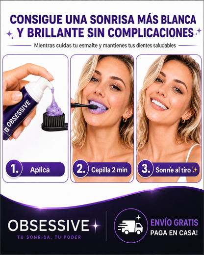 Obsessive | Blanquea tu sonrisa en menos de 1 semana, 100ML Edición Limitada.