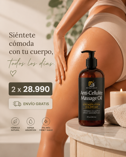 NaturalBody | Aceite de Colageno Reafirmante para Celuliti 480ML